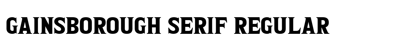 Gainsborough Serif Regular